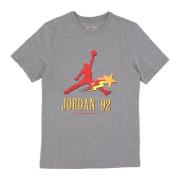 Jordan Grafisk Tee Carbon Heather T-shirt Gray, Herr