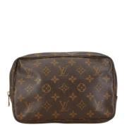 Louis Vuitton Vintage Pre-owned Canvas kuvertvskor Brown, Dam