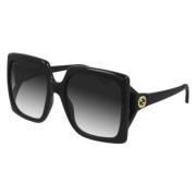 Gucci Gg0876S 001 Sunglasses Black, Dam