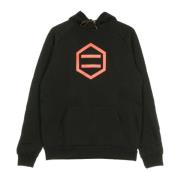 Dolly Noire Hexagon Svart Röd Hoodie Black, Herr