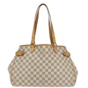 Louis Vuitton Vintage Pre-owned Canvas louis-vuitton-vskor White, Dam