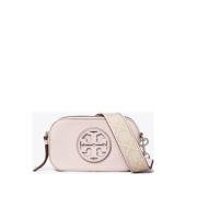 Tory Burch Rosa Double T Motif Axelväska Pink, Dam