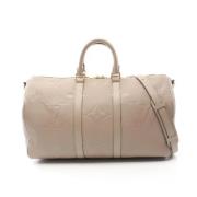 Louis Vuitton Vintage Pre-owned Laeder louis-vuitton-vskor Beige, Dam