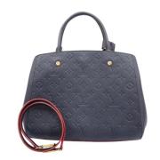 Louis Vuitton Vintage Pre-owned Laeder louis-vuitton-vskor Blue, Dam