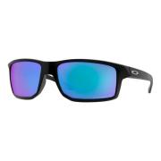 Oakley Mattsvarta Solglasögon med Prizm Sapphire Black, Herr