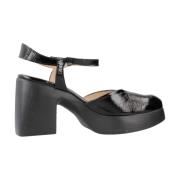 Wonders Klassiska svarta pumps Black, Dam