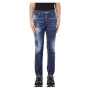 Dsquared2 Skater Jean Byxor för Män Blue, Herr