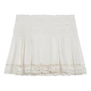 Isabel Marant Étoile Mini Kjol i Trendig Stil White, Dam