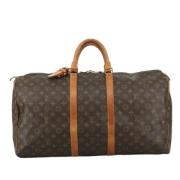 Louis Vuitton Vintage Pre-owned Canvas resvskor Brown, Dam