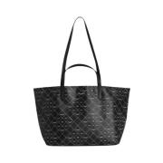 Zadig & Voltaire Monogram Canvas Toteväska med Vingar Black, Dam