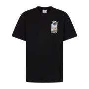 Casablanca Natt Tryckt T-shirt Black, Herr