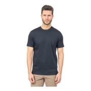 Hugo Boss Blå Bomull Rund Hals T-shirt Blue, Herr