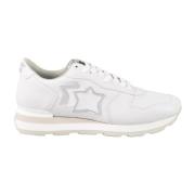 Atlantic Stars Sneakers i Polyuretanmaterial White, Dam