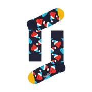 Happy Socks Julhjärtan Crew Socks Semester Smile Multicolor, Dam