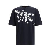 Marni Ikonisk Monogramtryck T-shirt Black, Herr