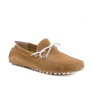 Dee Ocleppo Mocka Läder Kör Loafers med Gummisulor Beige, Herr