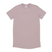 Nike Taupe/Vit Klänning Tee - Streetwear Gray, Dam