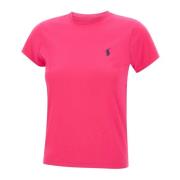 Polo Ralph Lauren Bomull Classics T-shirt Cyclamen Midnight Blue Pink,...