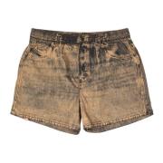 Diesel Stiliga badshorts för män Brown, Herr