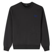 A.P.C. Boxy Sweatshirt Black, Herr