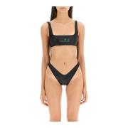 ROTATE Birger Christensen Pearla Bikini Set Black, Dam