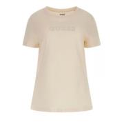 Guess Briana SS Beige T-shirt Vår/Sommar Beige, Dam