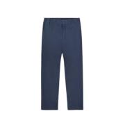 NN07 Bomullsblandning Crepe Byxor Blue, Herr