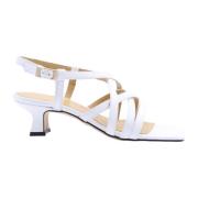 CTWLK. High Heel Sandals White, Dam