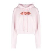 AMBUSH Lila Snö Valia Baby Hoodie Pink, Dam