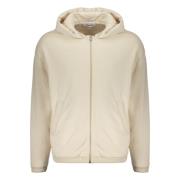 AMBUSH Vadderad Zip Hoodie med Fickor Beige, Herr