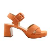 CTWLK. High Heel Sandals Orange, Dam