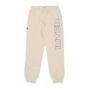 IUTER Fleece Tracksuit Sweatpants Kräm Beige, Herr