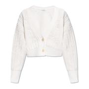 Max Mara Cardigan Stelvio White, Dam