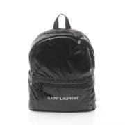 Yves Saint Laurent Vintage Pre-owned Nylon ryggsckar Black, Herr