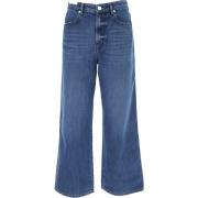 PT01 Wide Jeans Blue, Dam