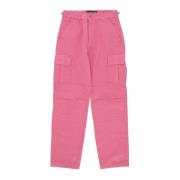 IUTER Canvas Cargo Byxor Rosa Pink, Herr