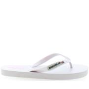 U.S. Polo Assn. Flip Flops White, Dam