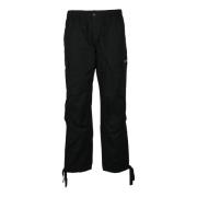 Calvin Klein Jeans Cargo stil bomullsbyxor med fickor Black, Herr