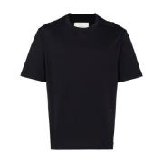 Studio Nicholson Blå Bomull Jersey Crew Neck T-shirt Blue, Herr