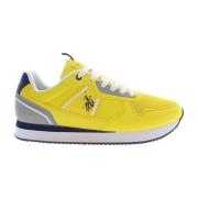 U.S. Polo Assn. Gula Herrsportskor med Kontrastdetaljer Yellow, Herr