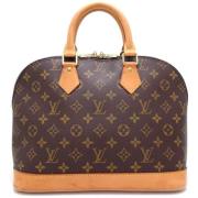 Louis Vuitton Vintage Pre-owned Canvas handvskor Brown, Dam