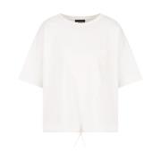 Emporio Armani Stiliga Sweatshirts och Hoodies Kollektion White, Dam