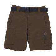 Columbia Praktiska Cargo Shorts Olivgrön Green, Herr