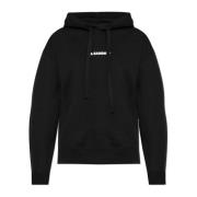 Jil Sander Hoodie Black, Dam