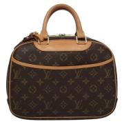 Louis Vuitton Vintage Pre-owned Canvas handvskor Brown, Dam