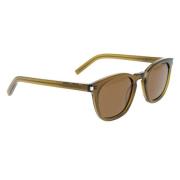 Saint Laurent Klassiska Solglasögon Brown, Unisex