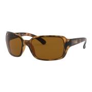 Ray-Ban Polariserade solglasögon i Havana Brown Brown, Dam