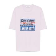 Laneus Rosa Crew Neck T-shirts och Polos Pink, Herr