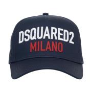 Dsquared2 Blå Baseballkeps Logo Justerbar Blue, Herr