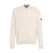 Peuterey Beige Dragkedja Sweatshirt Ss25 Stilren Beige, Herr